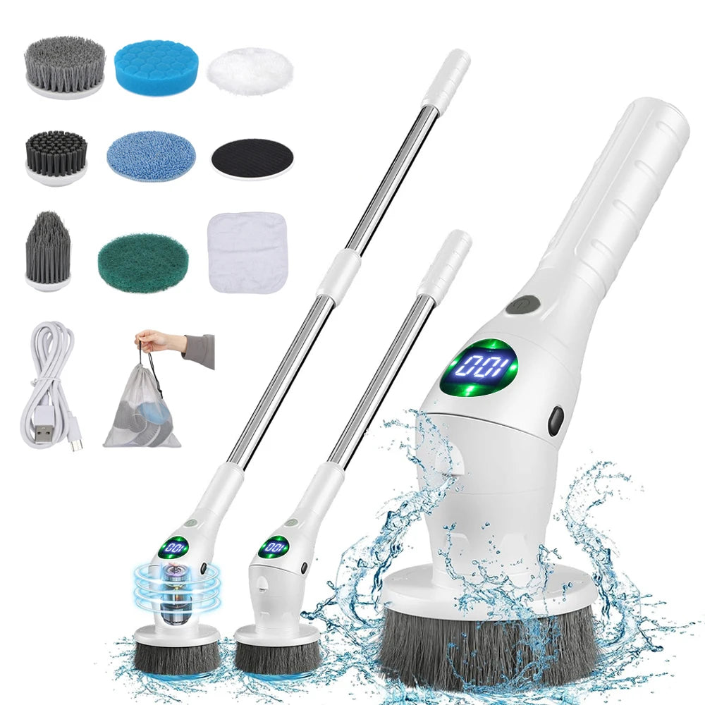 Home Comforts™ Electric Cleaning Brush 8 in 1