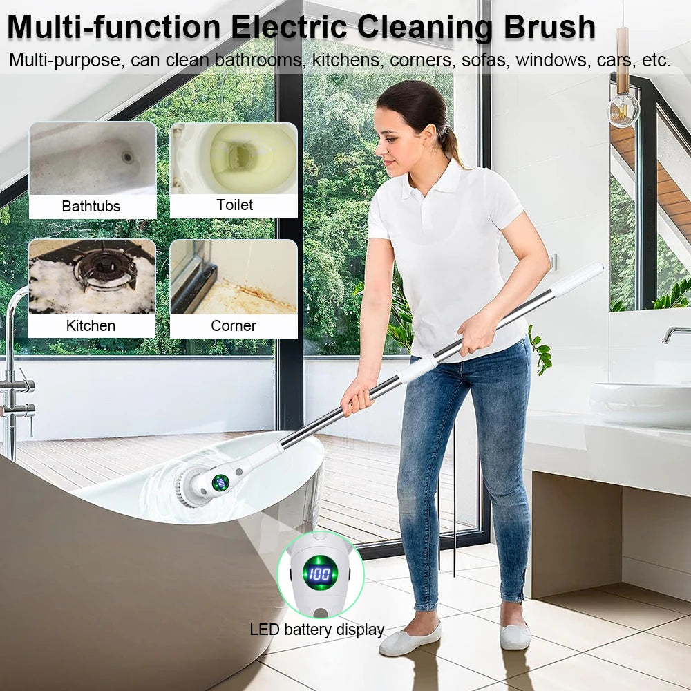 Home Comforts™ Electric Cleaning Brush 8 in 1