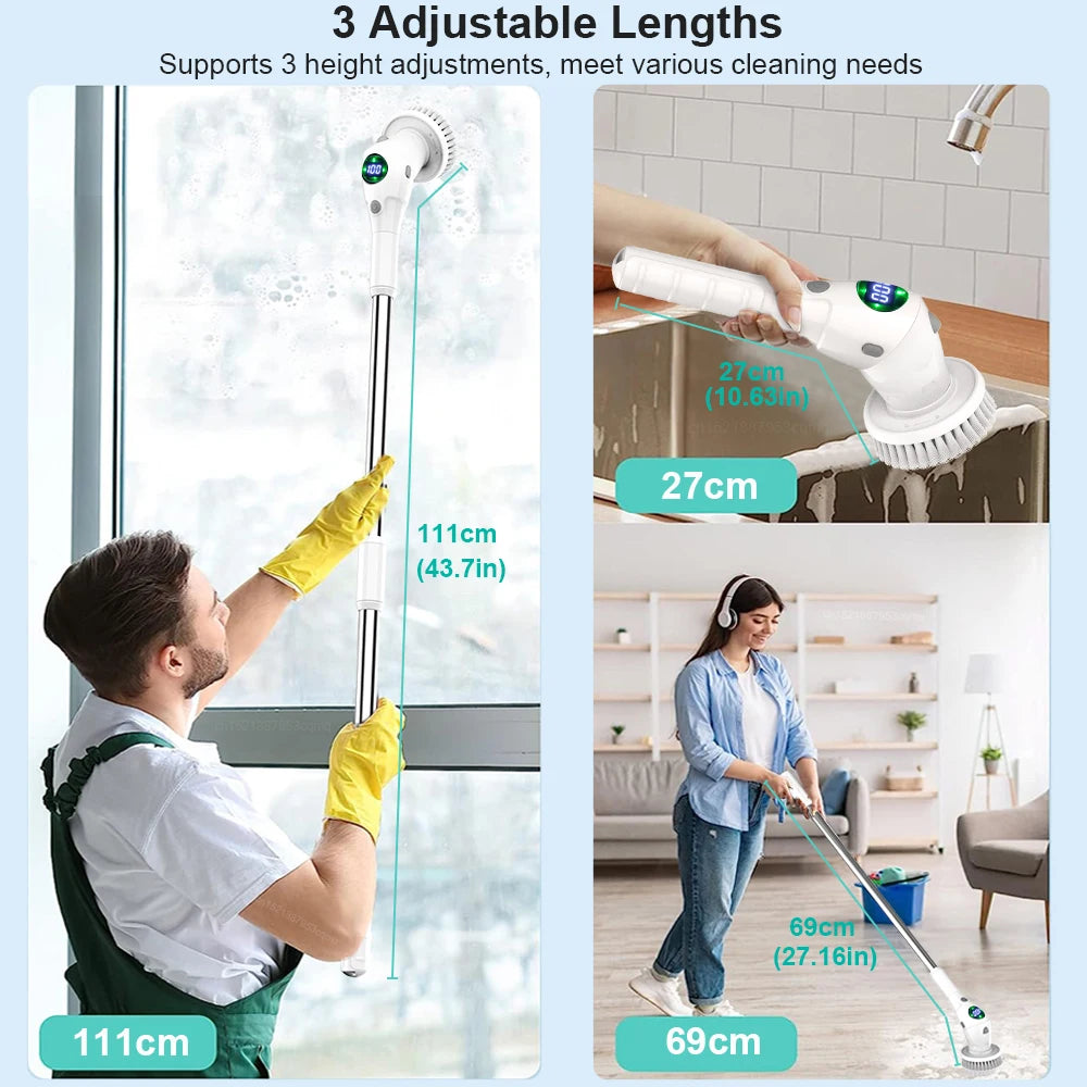 Home Comforts™ Electric Cleaning Brush 8 in 1